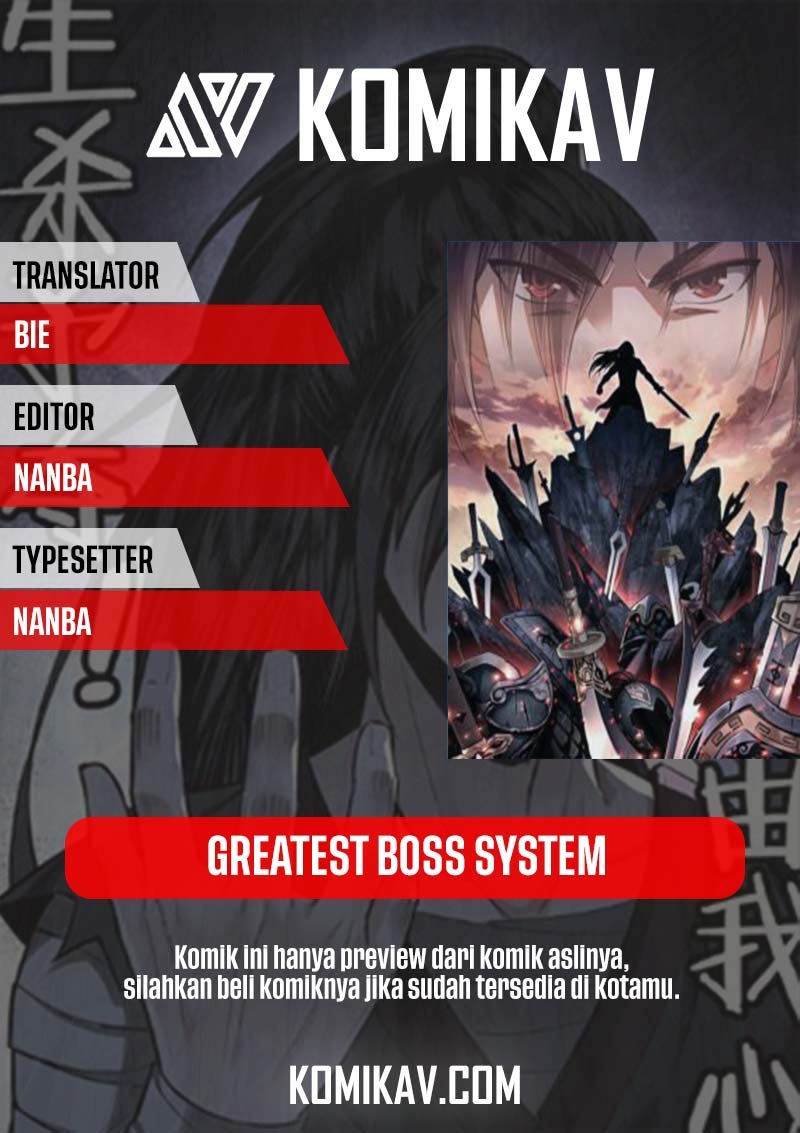 Greatest Boss System Chapter 37 Bahasa Indonesia